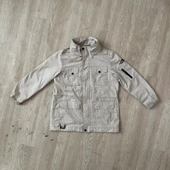 状態◎ノースフェイス 肩ロゴ刺繍ロゴ ナイロンジャケット キッズ120cm 