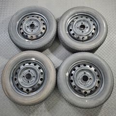 155/80R14 88/86N LT ブリヂストンタイヤ 純正スチール刻印AL - メルカリ