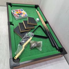 ビリヤード台 コンパクト 付属品付き ラシャ日焼けあり - メルカリ