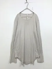 ATTACHMENT アタッチメント 60/2度詰天竺 クルーネックL/S Tシャツ size1/ベージュ ■■ メンズのサムネイル