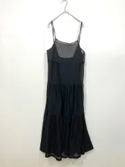 BALLSEY ボールジー トゥモローランド ドライコットンポリエステル ティアードキャミロング ワンピース size36/黒 ■◆ レディースのサムネイル