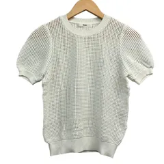 Rene(ルネ) 半袖セーター サイズ36 S レディース美品  - 白のサムネイル
