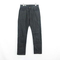 Big John ブラックデニムパンツ キャロットレッグ 31 未裾上げ メンズ 