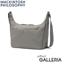 マッキントッシュフィロソフィー ショルダーバッグ メンズ レディース 斜めがけバッグ ブランド 小さめ ナイロン MACKINTOSH PHILOSOPHY カジュアル シンプル 軽量 旅行 6L 6W06 舟型ショルダーバッグ 19133 グレーのサムネイル