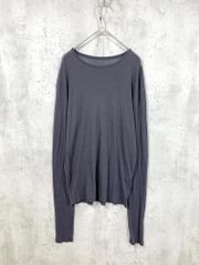 FRAMeWORK Sheer Long Cut and Sew Pullover, Gray ■■ Women's