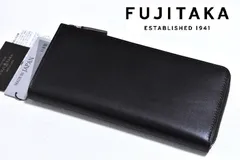 【定価4万9500円】新品 FUJITAKA【デュプイ社製カーフレザー】L字ファスナー 長財布 617606 フジタカのサムネイル
