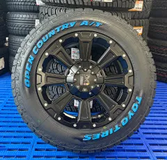ハイエース 200系 レジアスエース タイヤホイール トーヨー オープンカントリー AT3 215/65R16 ホワイトレター 16インチ LEXXEL DeathRockのサムネイル