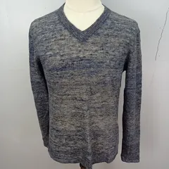 Adam et Rope　アダムエロペ リネンニット 長袖 Ｖネック サイズ40　【1041】のサムネイル