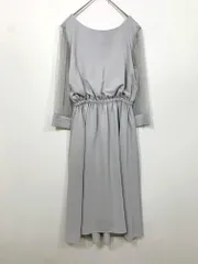 apart by lowrys アパートバイローリーズ OCドット チュール セレモニー ワンピース sizeL/グレー ■■ レディースのサムネイル