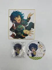 【TAKA125-16】△エンスカイ 一部未開封 「あんさんぶる スターズ！！ビジュアルコレクション2」青葉つむぎ サイン色紙 ・アクリルスタンド キーホルダー ・特典コースター ３点セットのサムネイル