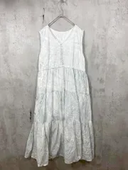 Bou Jeloud ブージュルード マーブルプリント ロング ティアード ワンピース size38/マルチカラー ■◆ レディースのサムネイル