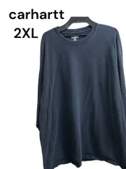 carhartt 長袖 カットソー 2XL 黒 ロゴ 1313のサムネイル
