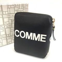 Wallet COMME des GARCONS ウォレット コム デ ギャルソン 財布 二つ折り ヒュージロゴ Huge Logo ロゴ ラウンドファスナー SA2100HL 箱付き ★SS494のサムネイル