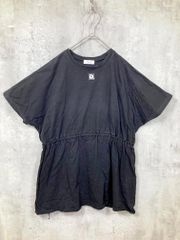 Darich Oversized Waist Cord Big T-Shirt (Size: Unknown / Black) ■■ Women's