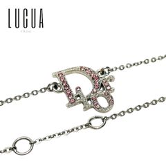 Bランク】 Christian Dior クリスチャンディオール ロゴ ネックレス
