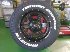 格安販売 在庫限り 新品/4本 150 プラド FJクルーザー 17インチ タイヤホイール MONSTA TERRAINGRIPPER 265/65R17 265/70R17 LEXXEL OutLaw レクセル アウトローのサムネイル