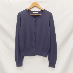 PROPORTION BODY DREESING プロポーションボディドレッシング コリーニットカーディガン ネイビー フリー 〇□・□○☆のサムネイル