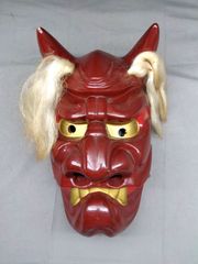 猿田彦 神楽面 天狗面 伝統工芸品 能面 - メルカリ