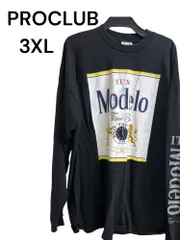 PRO CLUB 長袖 カットソー 3XL 黒 ロゴ  1316のサムネイル