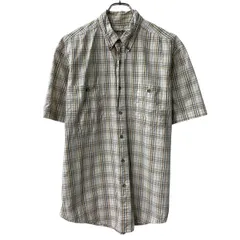 Wrangler 半袖 チェックシャツ XL～ ホワイト マルチカラー ラングラー ボタンダウン 胸ポケット 半シャツ 夏物 a806-6749のサムネイル