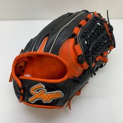 野球 軟式用 グローブ オレンジ×ブラック - メルカリ