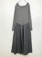 Alley by w closet アリーバイダブルクローゼット ドッキングレオタード風 ワンピース sizeF/グレー ■■ レディースのサムネイル