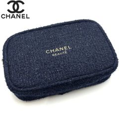 シャネル ポーチ ラメ 黒 CHANEL BEAUTE 内タグあり - メルカリ