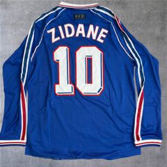 復刻版】フランス代表98年 ユニフォーム ZIDANE ジダン ジャージ L
