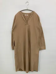HEART MARKET ハートマーケット ワンピース F ベージュ コットン 無地 長袖 ロング・マキシ丈 レディースのサムネイル