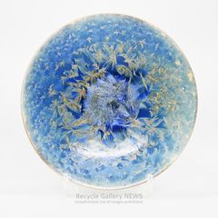 琉球ガラス 稲嶺盛吉作 土紋二色楕円皿 - メルカリ