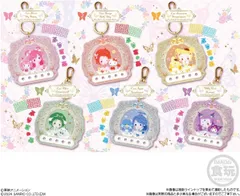 Yes!プリキュア5GoGo!×サンリオキャラクターズ パチパチデコネーム 全6種セット 未開封 プリキュア サンリオ キティ マイメロ クロミ シナモロール ポムポムプリン タキシードサム アクリルスタンド ネームプレート 食玩 フルコンプ