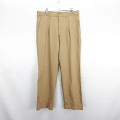エドウィン EDWIN GED113 パンツ ボトムス トラウザー タック ストレート ストレッチ M ベージュ ※EKM