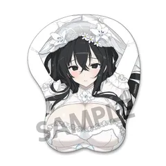 【新品】【HS特典付き】閃乱カグラ 描き下ろしおっぱいマウスパッド 雪不帰 ウェディング ver.【正規品】のサムネイル