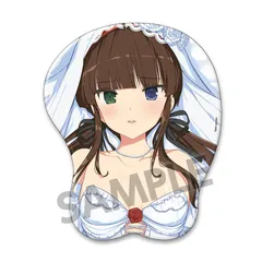 【新品】【HS特典付き】閃乱カグラ 描き下ろしおっぱいマウスパッド 両備 ウェディング ver.【正規品】のサムネイル
