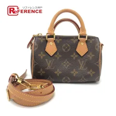 LOUIS VUITTON ルイヴィトン ハンドバッグ ナノ スピーディ M81085 モノグラムキャンバス ブラウンのサムネイル