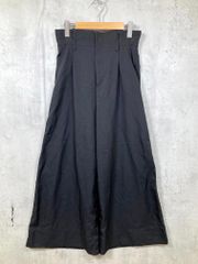nano universe (Nano Universe) High-waisted wide-leg pants, size F/black, retail price 6930 yen. ■■Women's