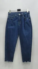BENETTON ベネトン ピンタック バギー デニム ズボン / レディース 67-94のサムネイル