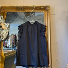 53　ラブティックボンボン La boutique BonBon ノースリーブフリルブラウス シャツ トップス　レディース　blouse　shirt　Tops　ladies レディース FREE　ノースリーブのサムネイル