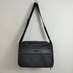 samsonite サムソナイト 2WAY ビジネスバッグ バリスティックナイロン ショルダー ハンド ブリーフケース 斜め掛け マルチ ポケット グレー F648のサムネイル