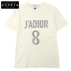 Christian Dior　クリスチャンディオール　JA'DIOR 8 ロゴ 半袖 コットン Tシャツ トップス レディース アイボリー XS 843T03TC428　XSのサムネイル