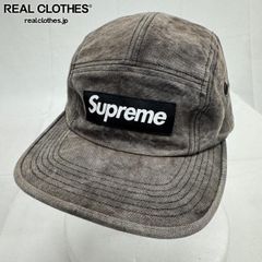 Supreme Suede Camp Cap ライトグレー - メルカリ