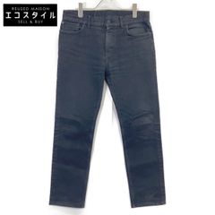 LOUIS VUITTON Louis Vuitton Black Monogram Patch Denim Pants Size 30