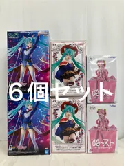未開封 初音ミク 桜ミク フィギュア ガンダムコラボ 長靴を履いた猫 ぬースト 3種 6個セット LF6A58 f107