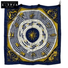 ◇エルメス◇カレ 90/スカーフ/シルク/イデアの誕生/タグ付き/希少品