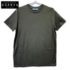 PRADA　プラダ　19年製 135520 カーキ コットンTシャツ　Lのサムネイル