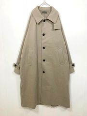 CLEL テックメルトン ルーズステンカラーコート - メルカリ