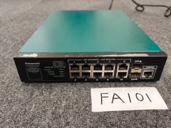 【FA101】Panasonic FA-ML8TPoE+ (PN230893) スイッチングハブ  PoE給電のサムネイル