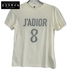 Christian Dior　クリスチャンディオール　843T03TC428 ホワイト J'ADIOR 8 プリント Tシャツ　XSのサムネイル