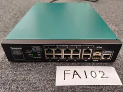 【FA102】Panasonic FA-ML8TPoE+(PN230893) スイッチングハブ   PoE給電のサムネイル