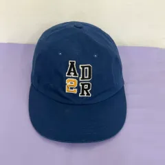 ADER ERROR 18ss ロゴ ネイビー キャンプキャップ osのサムネイル
